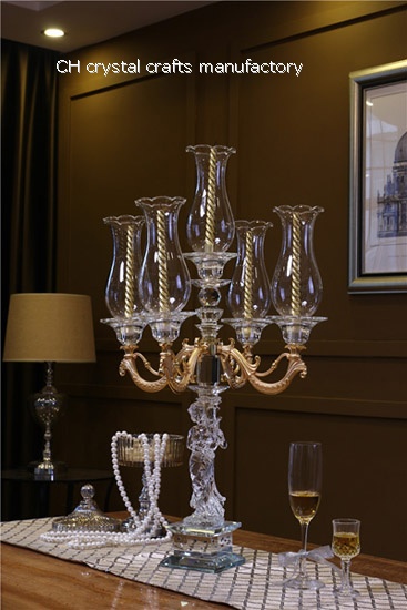 crystal wedding candelabra cc201