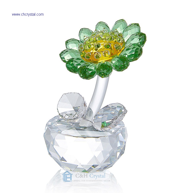 crystal flower gift