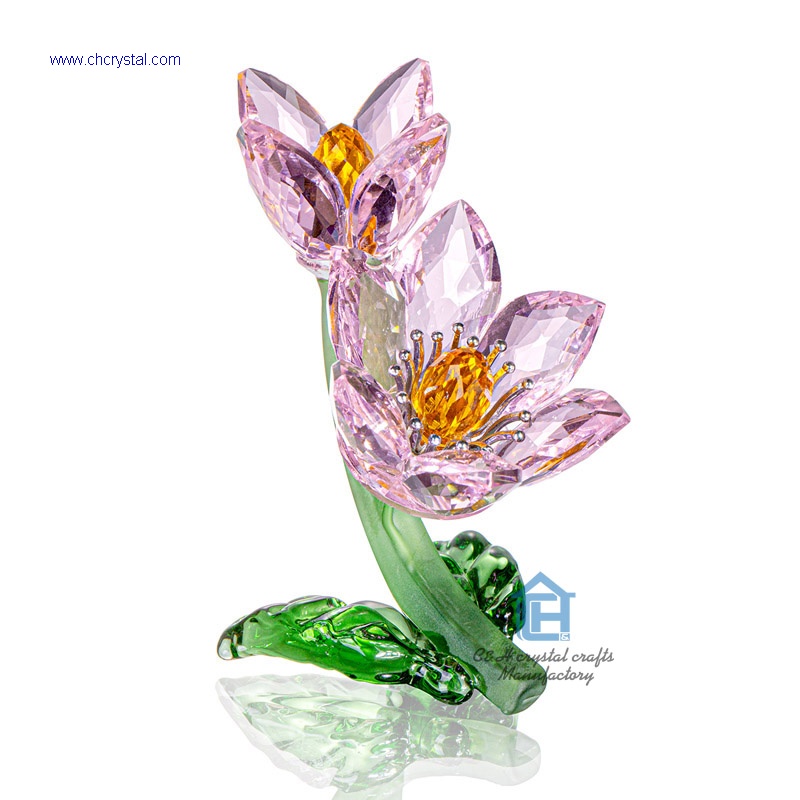 crystal flower gift