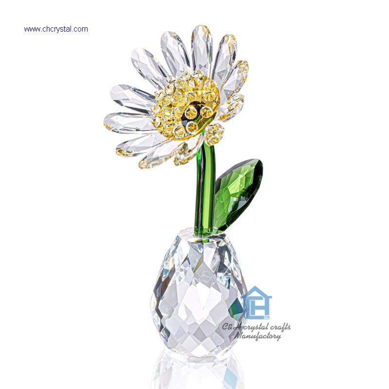 crystal flower gift