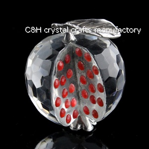 crystal pomegranate model gift