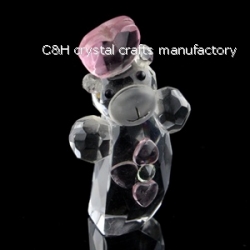 crystal cute bear animal figurines