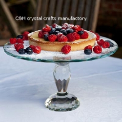 crystal cake stand