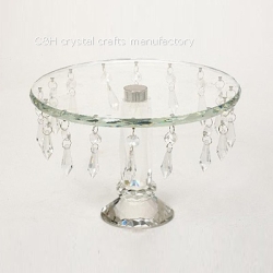 crystal cake stand