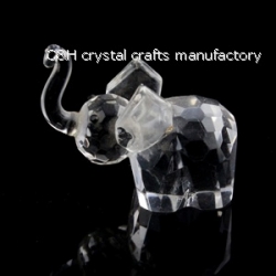 crystal elephant animal figurines