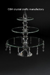 crystal cake stand