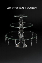 crystal cake stand