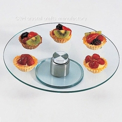 glass cake stand