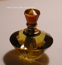 crystal perfume bottle