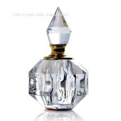 crystal perfume bottle