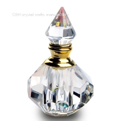 crystal perfume bottle