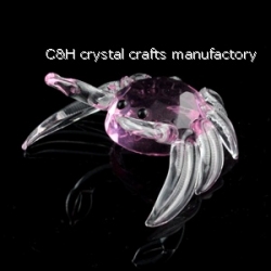crystal crab figurines