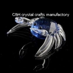 crystal crab figurines