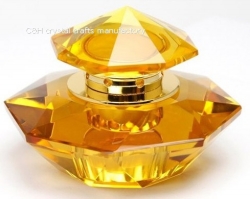 crystal perfume bottle