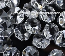 crystal octagonal beads