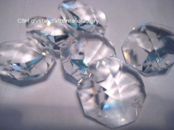 crystal octagonal beads