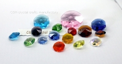 crystal octagonal beads