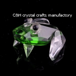 crystal frog animal figurines