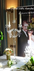 wedding crystal candelabra on sale