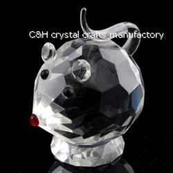 crystal mouse animal figurines