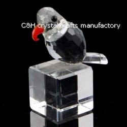 crystal bird animal figurines