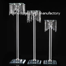 crystal flower stand wedding chcf001