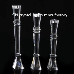 crystal candle holder