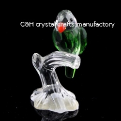 crystal bird animal figurines