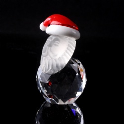 crystal santa