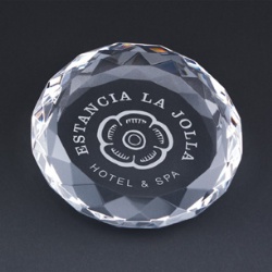 crystal paperweight