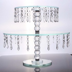 crystal cake stand