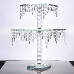 crystal cake stand