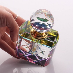 crystal perfume bottle