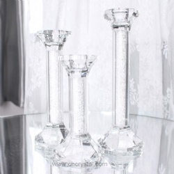 crystal candleholder set