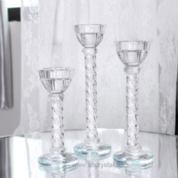 crystal candleholder set