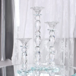 crystal candleholder set