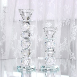 crystal candleholder set