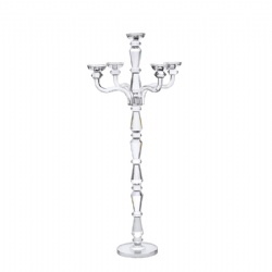 5 arms crystal candelabra