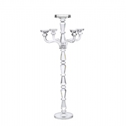 5 arms crystal candelabra