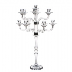 13 arms crystal candelabra