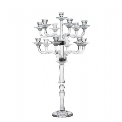 13 arms crystal candelabra