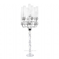 13 arms crystal candelabra