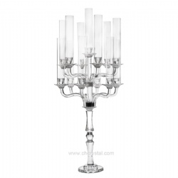 13 arms crystal candelabra