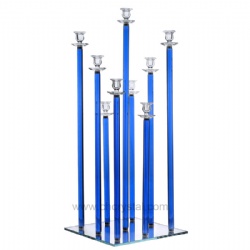 9 arms crystal candelabra