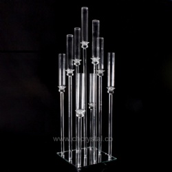 9 arms crystal candelabra