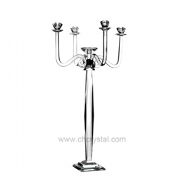 5 arms crystal candelabra