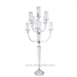 9 arms crystal candelabra