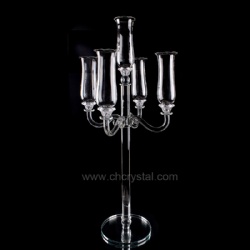 5 arms crystal candelabra