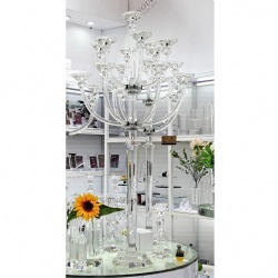 9 arms crystal candelabra