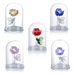 crystal flower gift set